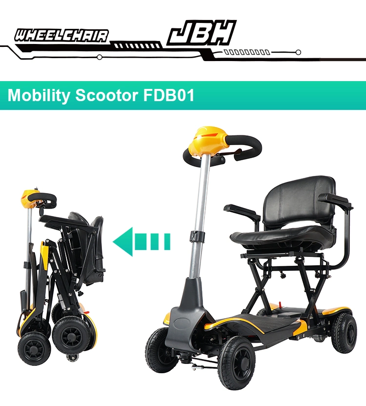 Mobility Travel Scooter Handicap Aged Elderly Adult Travel Aid 4-Wheel Transport