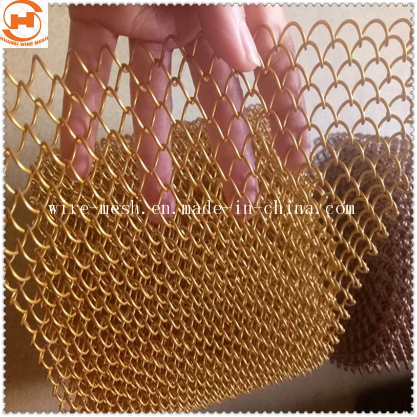 Stainless Steel/Aluminum Metal Coil Drapery Decorative Wire Mesh