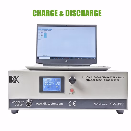 Литий-ионный и свинцово-кислотный электрический мобильный аккумулятор широкого напряжения 9–99 В, автоматическая зарядка и разрядка, универсальное оборудование для тестирования производительности аккумулятора.
