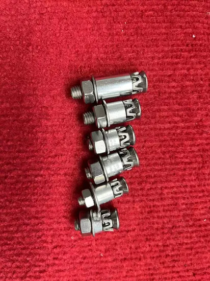 Крепежные аксессуары для подвешивания каменных алюминиевых навесных стен с вращающимся анкерным болтом