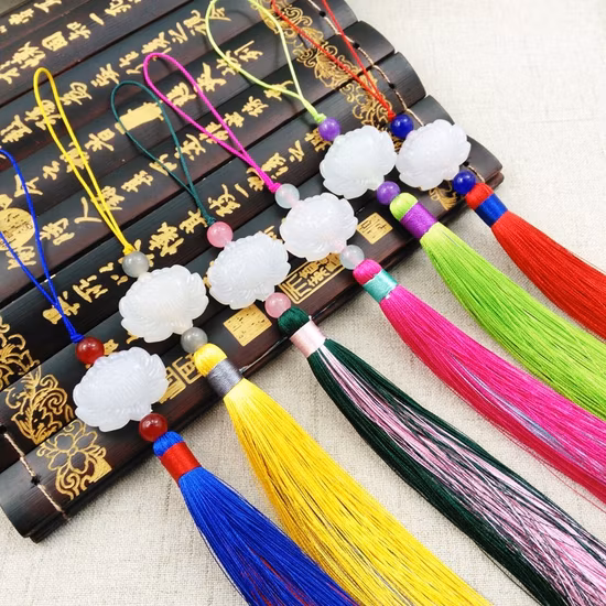 Длинные подвесные кисточки в стиле ретро, ​​разные цвета, домашний декор, подвесной шар ручной работы, кисточки, бахрома, аксессуары для штор